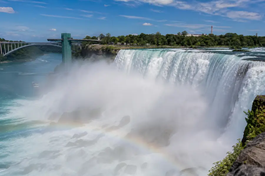Niagara Falls on the Canada–US border